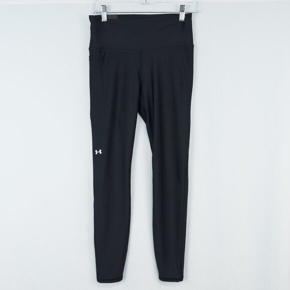 Under Armour Tech High Rise Full Length Compression Legging Womens Medium Black - Picture 1 of 15